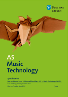AS Music Technology (9MT0) Specification (Issue 3)